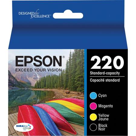 Epson T220 DURABrite Ultra Black and Color Combo Pack Ink Cartridge