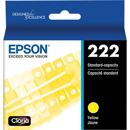 Epson Claria T222 Standard Yellow Ink Cartridge for XP-5200 and WF-2960
