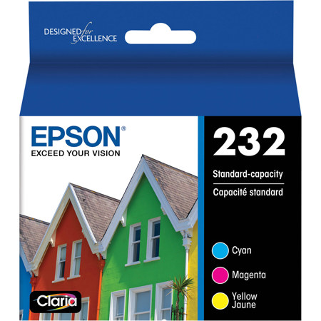 Epson Claria T232 Standard Capacity Color Combo Ink Cartridges