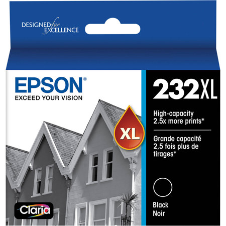 Epson Claria T232XL Black Ink Cartridge for Expression Home, WorkForce Printer
