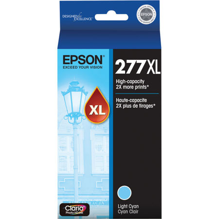 Epson 277 Claria Photo HD High-Capacity Ink Cartridge for XP-Series, Light Cyan
