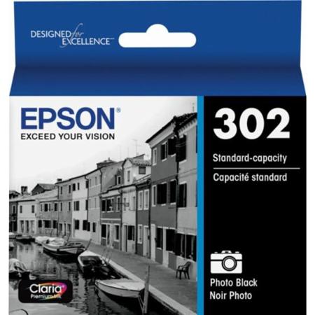 Epson 302 Photo Black Inkjet Cartridge with Sensor