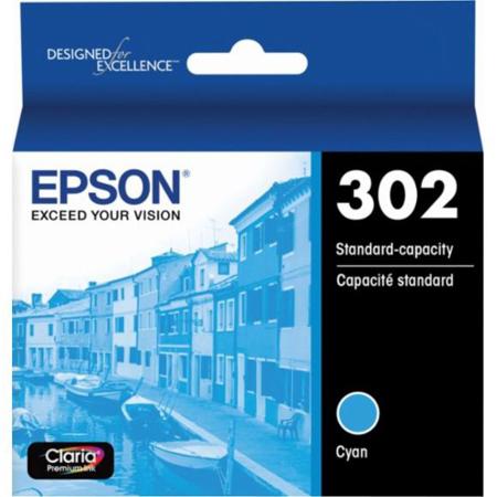 Epson 302 Cyan Inkjet Cartridge with Sensor