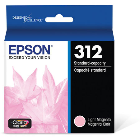 Epson T312 Claria Standard Capacity Ink Cartridge Light Magenta