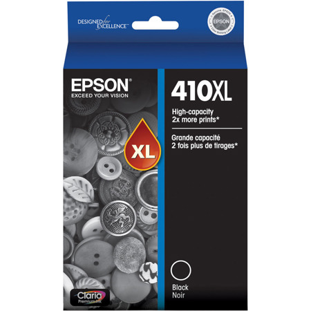 Epson 410XL Claria Premium High-Capacity Black Ink Cartridge