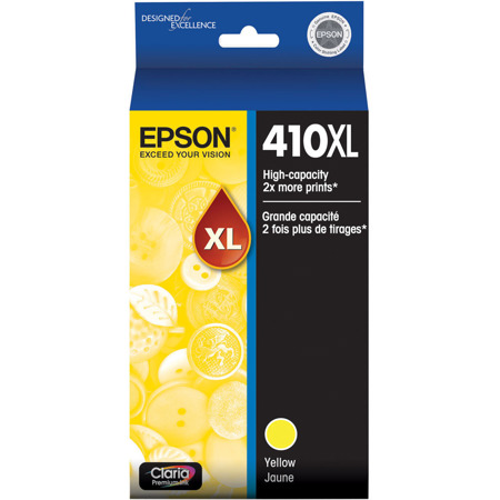 Epson T410 Claria Premium High Capacity Yellow Dye Ink Cartridge