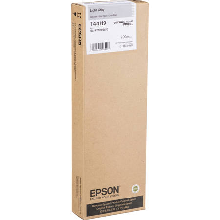 Epson UltraChrome PRO12 700ml Light Gray Ink Cartridge for SureColor P7570/P9570