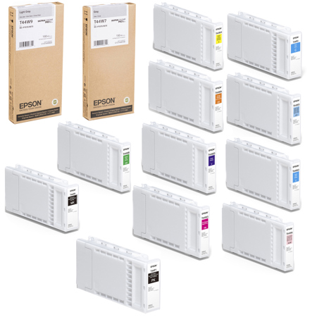 Epson UltraChrome PRO12 150ml 10-Color and 350ml 3-Color Ink Cartridges