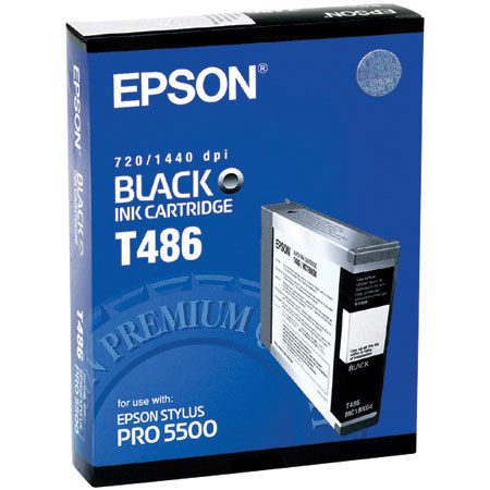 Epson T486011 Cartridge for Stylus Pro 5500, Black