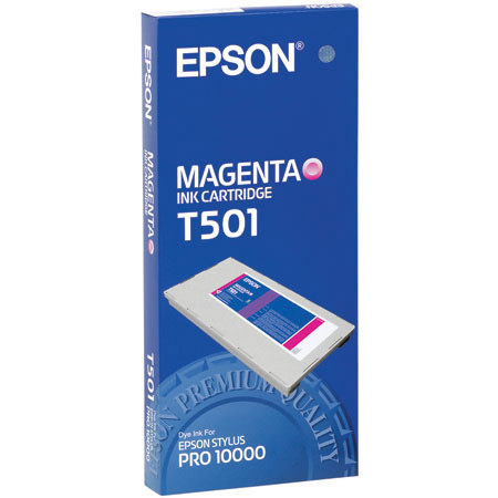 Epson Magenta Ink Cartridge for the Stylus Pro 10000 & 10600 Photo Dye Inkjet Printers.
