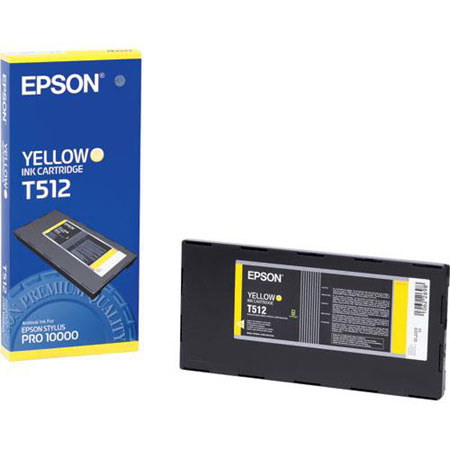 Yellow Ink Cartridge for the Stylus Pro 10000A & 10600A Inkjet Printers.