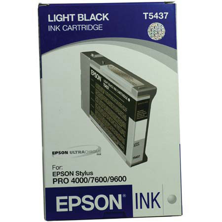 Epson T543700 110ML UltraChrome Cartridge, Light Black