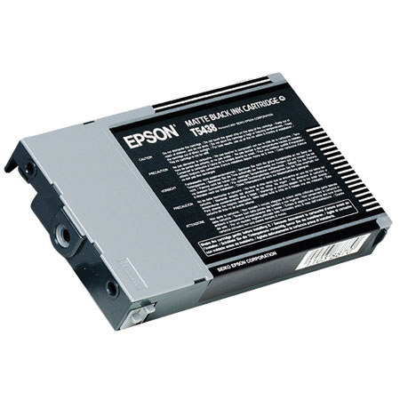 Epson T543800 110ML UltraChrome Cartridge, Matte Black