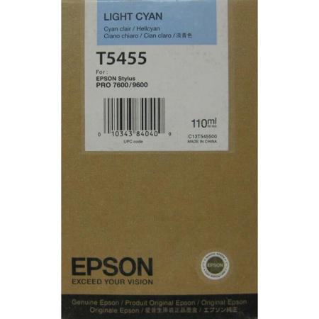 Epson T545500 110ML Photo Dye Cartridge, Light Cyan