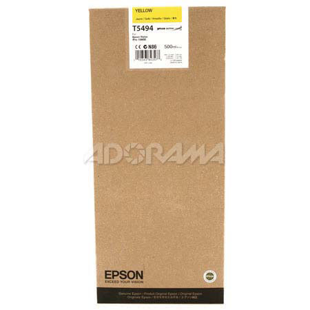 Epson T549400 UltraChrome Cartridge for 10600, Yellow