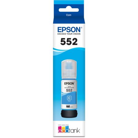 Epson 552 Claria ET Premium 70mL Ink Bottle, Cyan