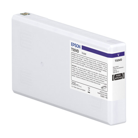 Epson UltraChrome PRO10 T55V 200ml Violet Ink Cartridge for SureColor P5370