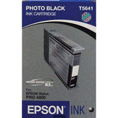 Epson T564100 110ml Stylus Pro 4800 K3 Ink, Photo Black