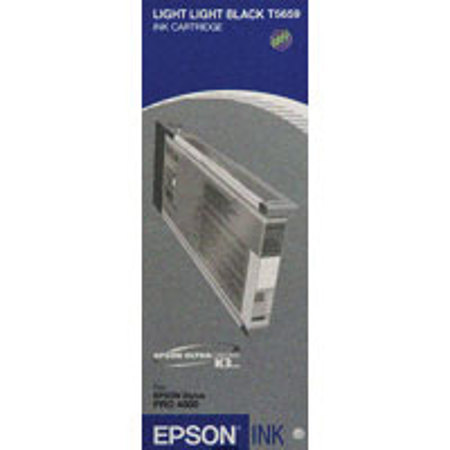 Epson Light - Light Black UltraChrome K3 Ink Cartridge for the Stylus Pro 4800 Inkjet Printer, 220ml.