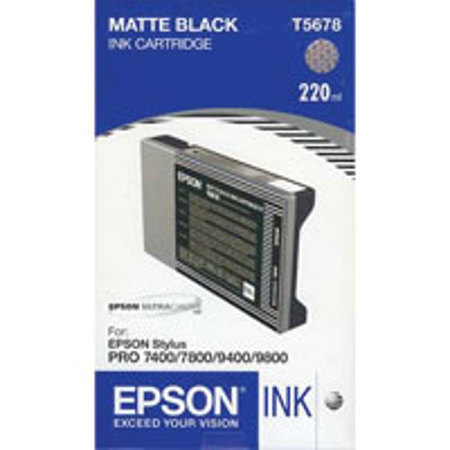 Epson T565800 220ml 7800/9800 Cartridge, Matte Black