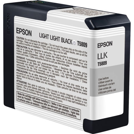 Epson T580900 80ml Cartridge, Light Light Black