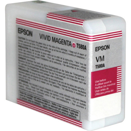 Epson UltraChrome K3 Vivid Magenta Ink Cartridge, 80ml