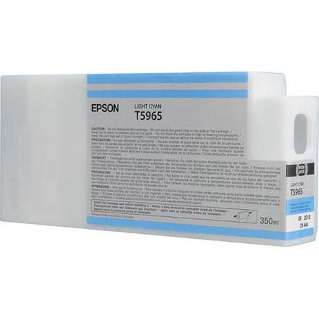 Epson T596500 HDR 350ml Light Cyan Resin Pigment Ink f/7890, 7900, 9890 & 9900
