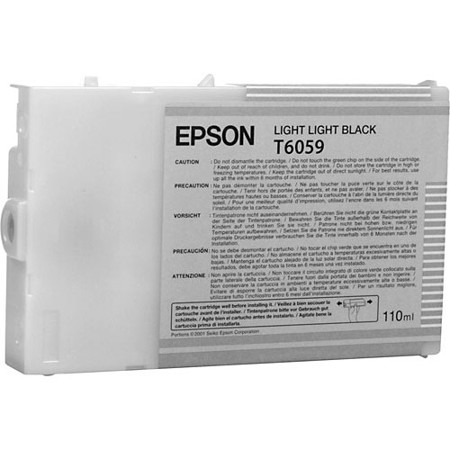 Epson T605900 UltraChrome 110-ml Ink, for Stylus Pro 4800, Light, Light Black
