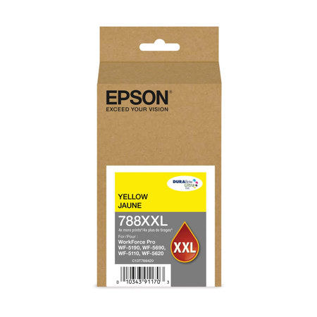 Epson DURABrite Ultra XXL T788XXL Extra High Yellow Ink Cartridge