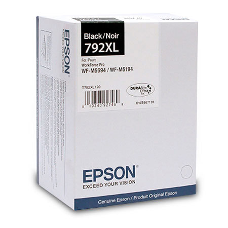 Epson 792XL High Capacity Black Ink Cartridge for M5194/M5694 Printers