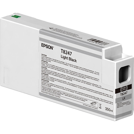 Epson UltraChrome HD Light Black 350mL Ink Cartridge
