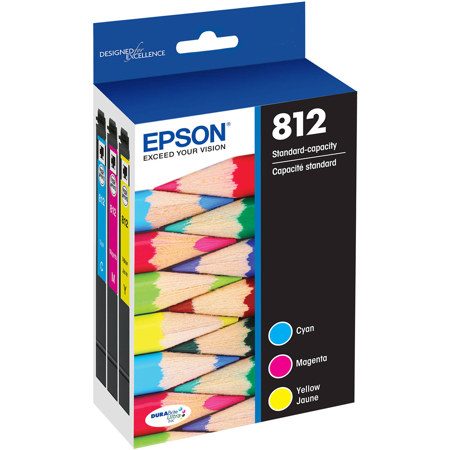 Epson T812 Standard Capacity Color Combo Ink Cartridges for WorkForce Pro