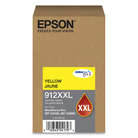 Epson DURABrite Pro T912XXL Extra High-Capacity Yellow Ink Cartridge
