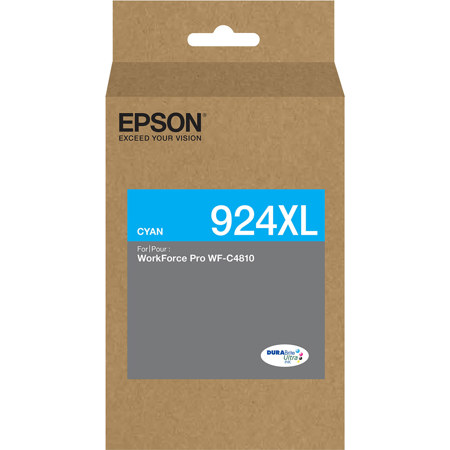 Epson DURABrite Ultra T924XL High-Capacity Cyan Ink Cartridge for WF-C4810