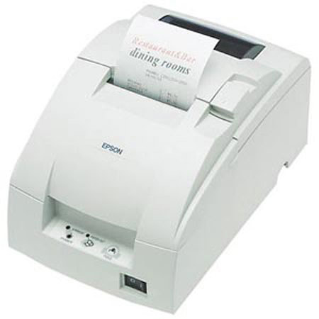 Epson TM-U220PD-103 Dot Matrix Receipt Printer, White