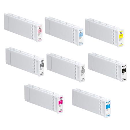 Epson UltraChrome PRO 700ml Matte Black Bundle Ink Cartridges for SureColor P10000 & P20000 Large-Format Inkjet Printers - Includes /Matte Black/Cyan/Magenta/Yellow/Light Cyan/Vivid Light Magenta/Dark Gray/Gray Ink