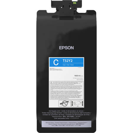 Epson T52Y UltraChrome XD3 1.6L High Capacity Ink Cartridge Cyan