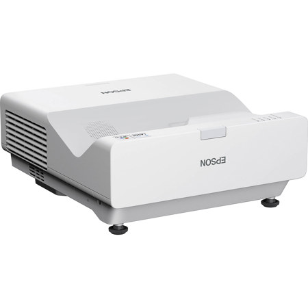 Epson PowerLite 760W WXGA 3LCD Ultra-Short Throw Wireless Laser Projector, White