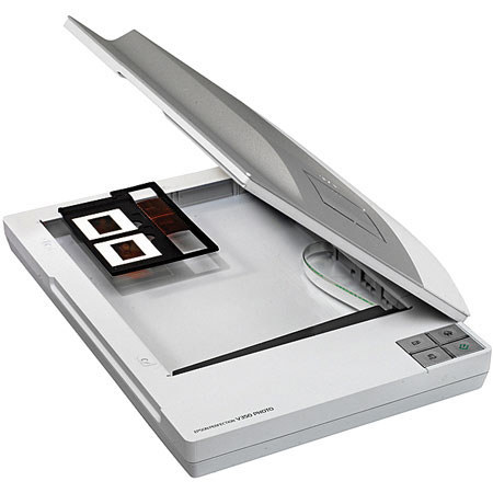 Epson Perfection V350 Photo, 8.5" x 11.7" Flatbed Scanner, 4800 x 9600 dpi, 48 bit, Automatic Film Loader, USB 2.0 for Mac & Windows.