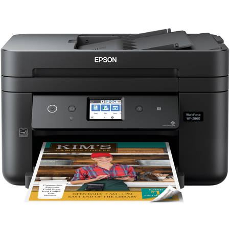 Epson WorkForce WF-2860 Color All-in-One Inkjet Printer, Copy, Scan, Fax