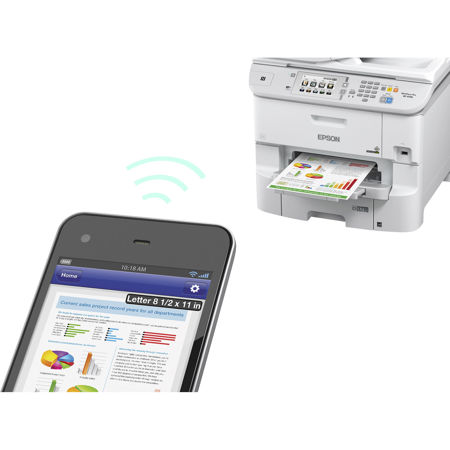 Epson WorkForce Pro WF-6590 Network Wireless Multifunction Color Inkjet Printer