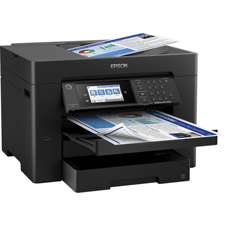 Epson WorkForce Pro WF-7840 Wireless Wide-Format All-in-One Inkjet Printer, Black - Refurbished