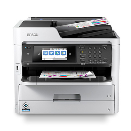 Epson WorkForce Pro WF-C5790 MFP Supertank Color Printer Bundle w/Ink Pack