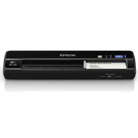 Epson WorkForce DS-40 Portable Color Document Scanner - Refurbished by Epson