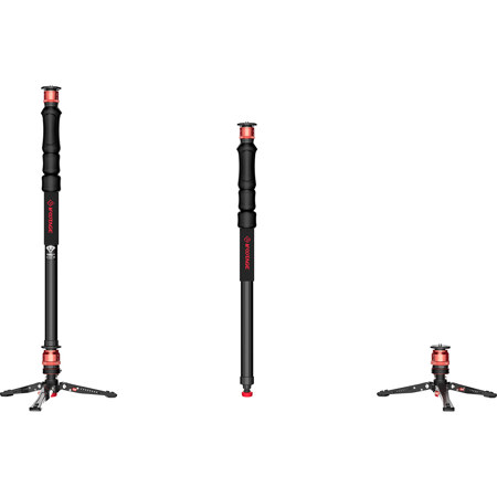 iFootage Cobra 3 Strike A150S-III 3-Sec Al Monopod with Low