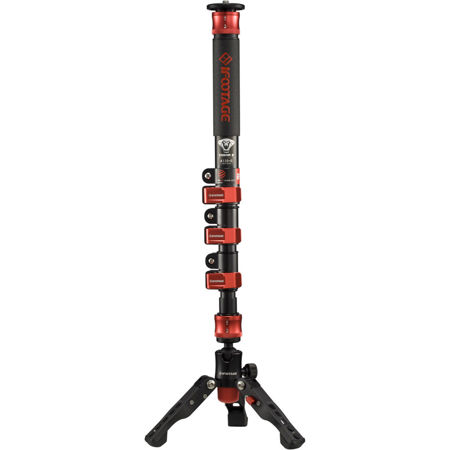 iFootage Cobra 2 A120-II Aluminum Monopod Tripod with Feet, 17.6 lbs Capacity