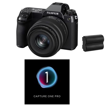 Fujifilm GFX50S II Mirrorless Camera with GF 35-70mm Lens with Capture One Pro