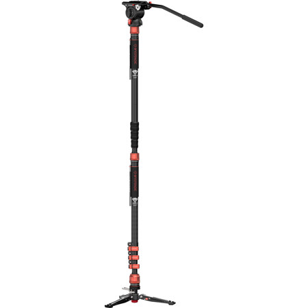 iFootage Cobra 3 C180F-P 4-Section Carbon Fiber Monopod w/Pedal