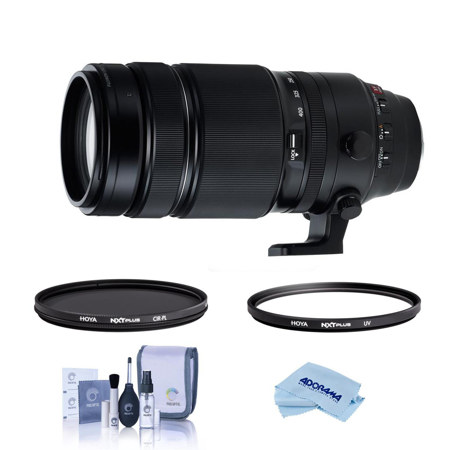 Fujifilm XF 100-400mm f/4.5-5.6 R LM OIS WR Lens with Filter Kit & Cleaning Kit