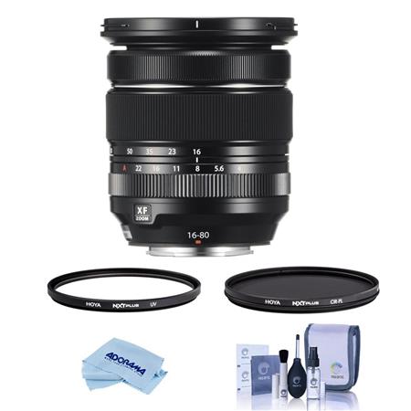 Fujifilm XF 16-80mm f/4.0 R OIS WR Lens with Filter Kit 16635613 F